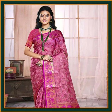 ORGANZA SAREES